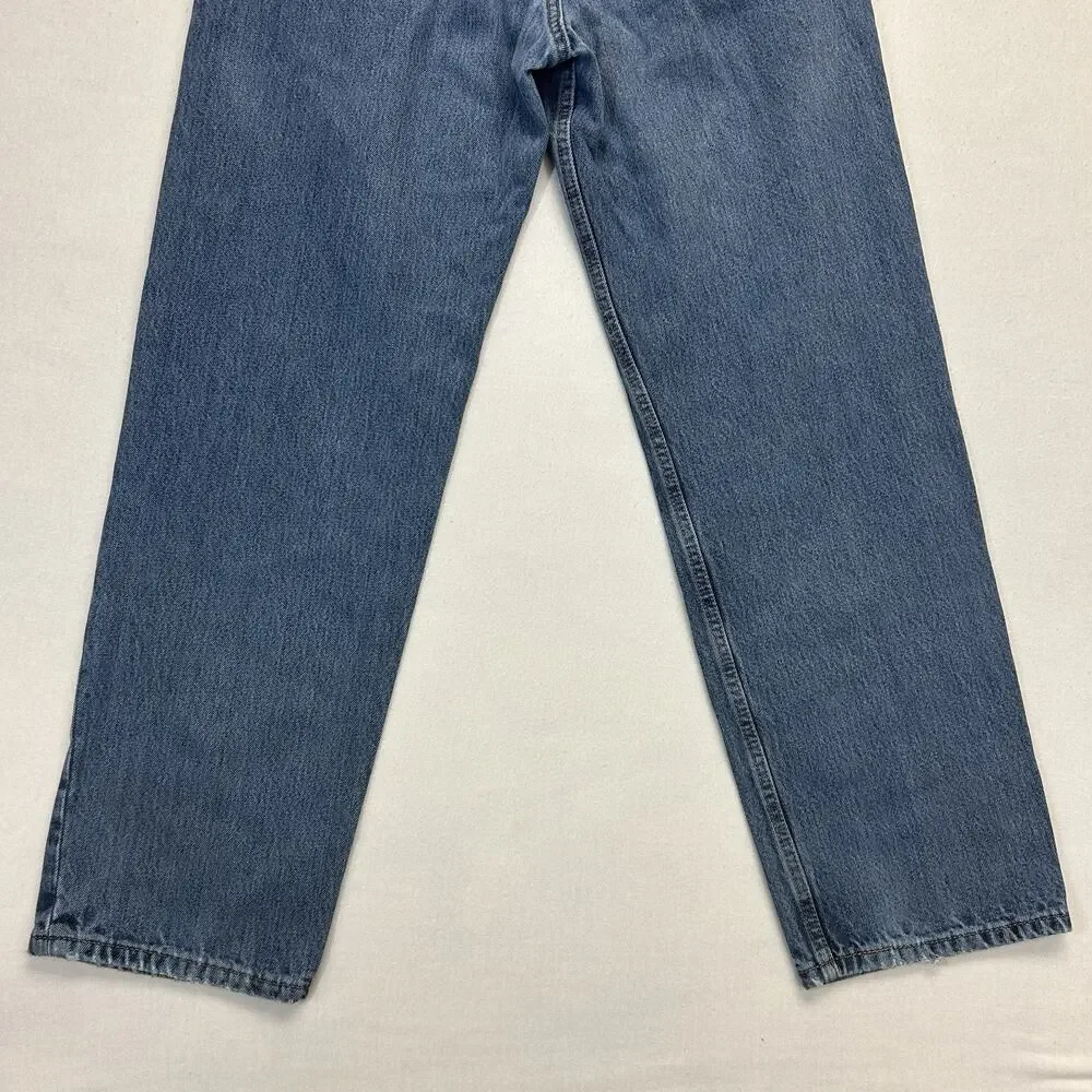 Levis 550 Relaxed Fit Straight Leg Jeans Men's 34x32 Blue Denim Casual Classic